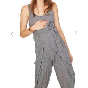 Hatch Maternity Wrap Jumpsuit